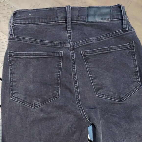 Madewell Cali Demi-Boot Faded Black Jeans Sz 24 - Picture 6 of 12